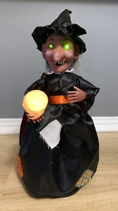 Figura Bruja Espeluznante Halloween Caja Funciona con Pilas 15" Sonido Calavera VIDEO - Imagen 1 de 16