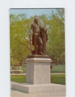 Postcard George Washington Statue Valley Forge Pennsylvania - Image 1 of 2