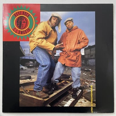 Pete Rock & C.L. Smooth – Straighten It Out 12" Vinyl 1992 EU ORG! EX/EX - Image 1 of 4