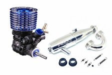 PICCO P3TT MOTORE CERAMICO BILANCIATO 5 LUCI 1:8 BUGGY + SCARICO EFRA 2166