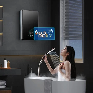 Tankless Electric Hot Water Heater LED Display Instant Boiler On Demand 6500W US - Picture 1 of 18