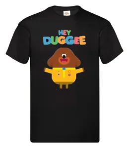 HEY DUGGEE  Unisex Adult Kids  Short Sleeve T-shirt celebration Gift Top  - Picture 1 of 6