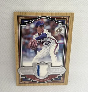 David Cone /225 Game Worn Patch SP Legendary Cuts MM-DC Memorable Moments  - Picture 1 of 3
