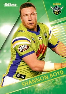 2018 CANBERRA RAIDERS NRL Card SHANNON BOYD Traders - Picture 1 of 2
