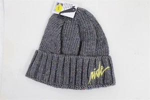 Gorro de acrílico con botón Ride, talla única para mujer se adapta a la mayoría, gris claro nuevo - Imagen 1 de 1