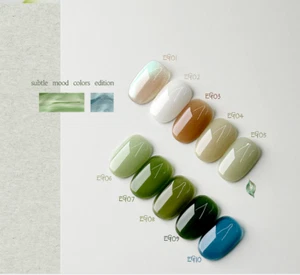 Mithmillo 9 Non Wipe Syrup Gels 1 Magnetic Gel Collection 10 Colors Nail Polish - Picture 1 of 9