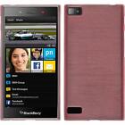 Silicone Case for BlackBerry Z3 rosa Brushed +2 Protector