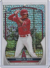 2023 Topps Bowman Chrome RC Mojo Refractor Randy De Jesus Card # BCP-19