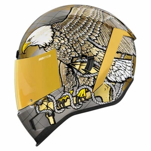*FREE SHIPPING* Icon Airform Semper FI Gold Helmet Pick Your Size - Picture 1 of 6