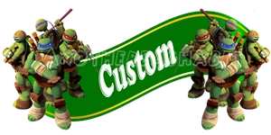 Teenage Mutant Ninja Turtle Wall Decal (Inspired) - Picture 1 of 2