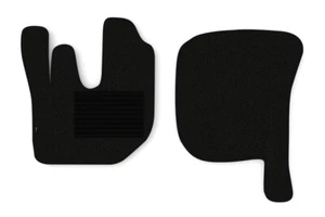 Paar Teppiche IN Teppichboden Schwarz Rand Schwarz Spezifische DAF Lf 2001>2013 - Bild 1 von 4