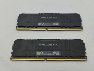 LOT X 2 BALLISTIX 8 GB DDR4-2400 BL8G24C16U4B.8FD - Imagen 1 de 1
