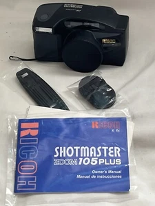 Ricoh Shotmaster 35mm zoom 105 Plus AF Point & Shoot Camera New Battery - Picture 1 of 18