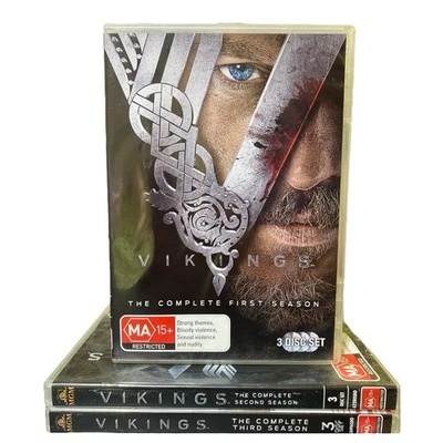 Vikings The Complete Seasons 1-3 DVD Set Action Drama Historical Bundle MA15+ - Image 1 of 4