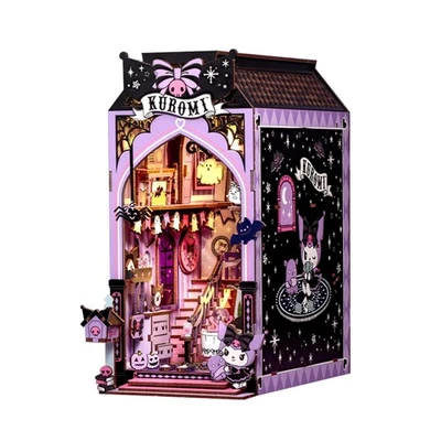 Kuromi Spooky House DIY Book Nook Kit – Official Sanrio Miniature Shelf Inser... - Image 1 of 4