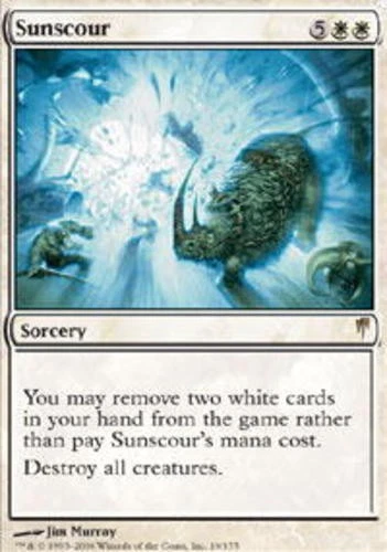 Moderate Play, English MTG Regular Sunscour Coldsnap Magic the Gathering - Image 1 of 1