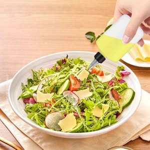 4PCS 120ML HDPE Cooking Oil Bottles Leak Proof Condiment Dispenser Container - Picture 1 of 8