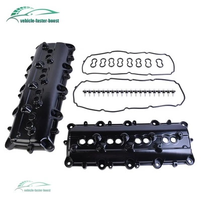 2x Aluminum Valve Cover Set for 2009-2010 Dodge Ram 1500 2011-2021 Ram 1500 5.7L - Image 1 of 4