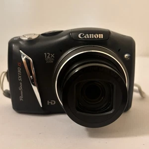 Canon PowerShot SX130 IS Digital Camera w/ 8GB Card-  Tested Working. CLEAN! - Picture 1 of 6