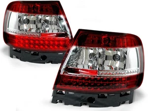 rear lights for AUDI A4 B5 1994 1995 1996 1997 1998-2000 saloon red white LED - Picture 1 of 1