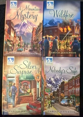 Lot of 4 Mysteries of Silver Peak by Carole Jefferson Guideposts HB Books  - Image 1 of 3