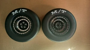 Traxxas 9475R Wheels and Tires - Black Slash Drag 1/10 No Prep Mickey Thompson - Picture 1 of 4