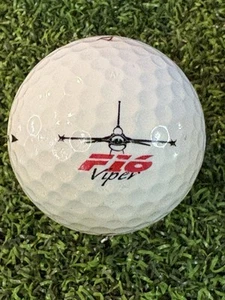 Lockheed Martin F-16 Viper Logo Golf Ball- Fighting Falcon Combat Aircraft - Picture 1 of 2