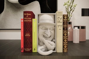 Buchstütze Penguin I Batman Bücherecke I Bücherregal Deko - Imagen 1 de 14