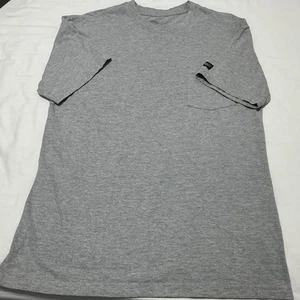 Genuine Dickies Dark Grey Short Sleeved Workwear Pocket Size Large Mens T-Shirt - Picture 1 of 5