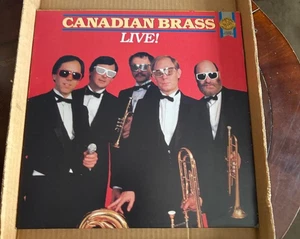 Canadian Brass LIVE! CBS Records Masterworks LP VINYL GOLD STAMP PROMO - Picture 1 of 2