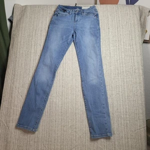 Esprit Jeans Womens 26x32 Straight Leg Unique Zipper Pocket Denim Light Wash - Picture 1 of 9