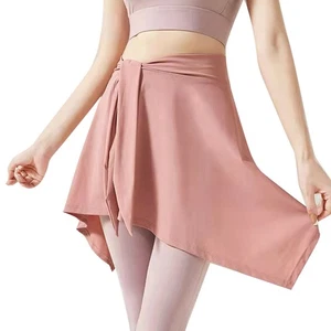 (Pink One Size)Sports Skirt Cover Polyester Fiber Soft One Piece Absorbent MA - Picture 1 of 14