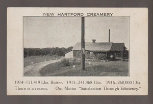 New Hartford IOWA '14 ADVERTISING Dairy Milk CREAMERY nr Parkersburg Cedar Falls - Picture 1 of 2