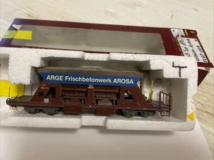 Bemo Rhb 2287 109 Kieswagen Arge Arosa Frischbeton gealtert/beladen HOm - Bild 1 von 7