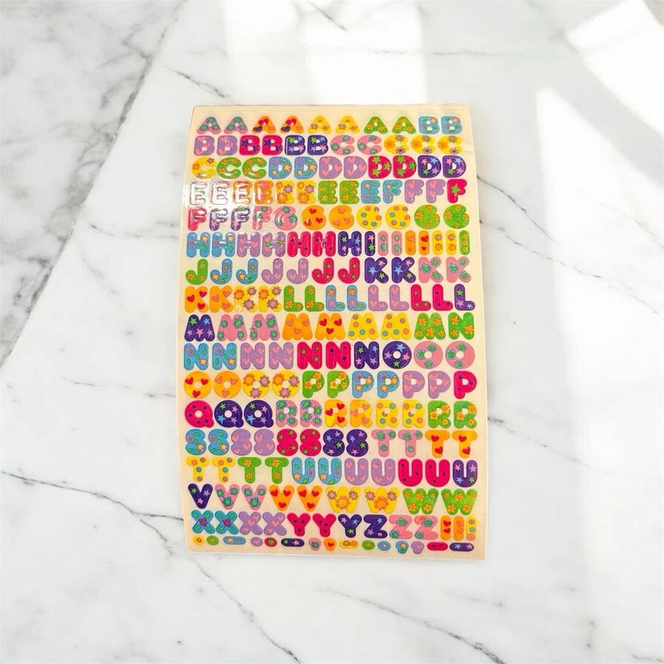 Vintage Sandylion Mylar Alphabet Maxi Sheet - Image 1 of 1