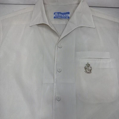 Camisa Hawaiana De Colección Waltah Clarke Años 60 70 Beige Abotonada Para Hombre Lg S/S Foto 1 de 4