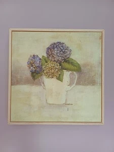 Victoria Gerken Purple Hydrangea Lithograph Print Box Picture 30x30 cm - Picture 1 of 4