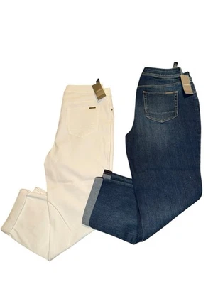 Pantalones de mezclilla Chicos So Slimming Girlfriend ajustados de pierna para mujer 2 pares talla .5 EE. UU. 6 nuevos Foto 1 de 4