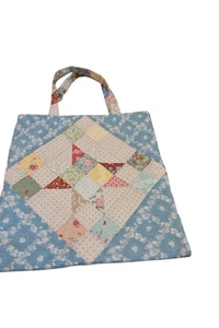 Gesteppte Tasche Beuteltasche zusammengesetzt handgefertigte Henkel - Bild 1 von 8