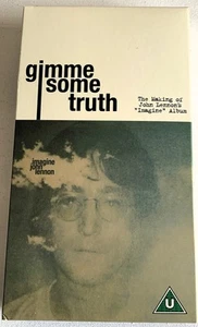 JOHN LENNON-GIMME SOME TRUTH:MAKING OF"IMAGINE"ALBUM-VHS TAPE-(Rock, Pop,BEATLES - Imagen 1 de 3