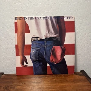 Bruce Springsteen Geboren in den USA Vinyl Schallplatte Sehr guter Zustand + Wiedergabe getestet mit Textblatt - Bild 1 von 6