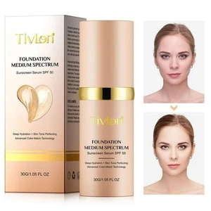 Fondotinta a lunga durata con benefici antietà e SPF 50+ - Ideale per uso quotidiano - Foto 1 di 11