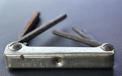 Vtg Eklind No. 51 Folding Hex Key Allen Wrench Tool 3/16 7/32 1/4 5/16 3/8” - Image 1 of 4
