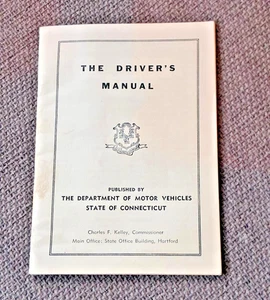 The Dept. Of Motor Vehicles State of CT ~ The Driver’s Manual 8/1953 - Picture 1 of 1