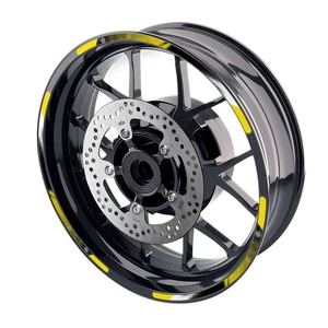 B01B Para Triumph STREET TRIPLE 765 / R 17-21 Amarillo 17"" Llanta Rueda Adhesiva 20 19 - Imagen 1 de 7