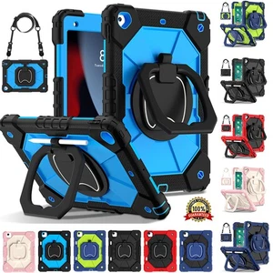 Shockproof Stand Case Cover for iPad 7th 8th 9th 10th 11th (A16) Gen Xmas Gift - Picture 1 of 20