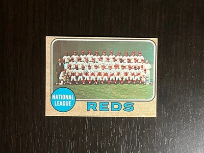 Tarjeta del equipo 1968 Topps Cincinnati Reds con Pete Rose #574 High # Foto 1 de 3