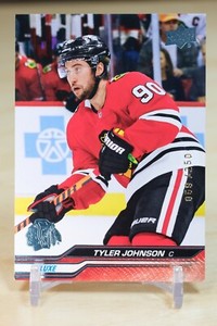 2023-24 Upper Deck Base Deluxe /250 #37 Tyler Johnson - Chicago Blackhawks