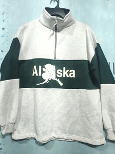 Vintage Alaska The Last Frontier Sweatshirt XL - Picture 1 of 11