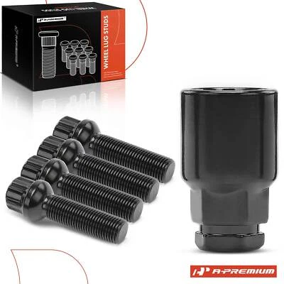 5x Perno de bloqueo de rueda negro hexagonal M14-1,5 17 mm para Mercedes GLC300 GLK350 S600 Foto 1 de 4